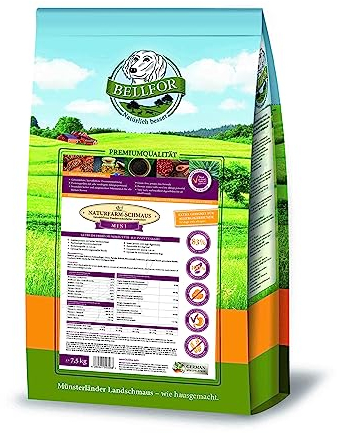 Bellfor Naturfarm-Schmaus Mini Hypoallergenes Getreidefreies Hundetrockenfutter mit Insekten, 7,5 kg - für kleine Hunderassen. Hundefutter mit hoher Verdaulichkeit.