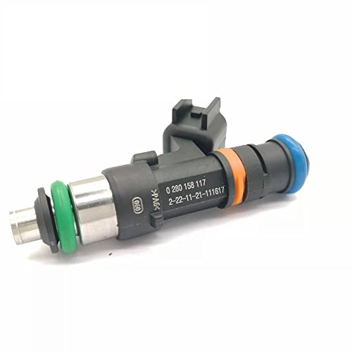 Injecteurs de Carburant 4x 0280158117 1000cc 90lb E85 EV14 injecteur de carburant 48mm pour Golf-pour Passat-1.8T buse haute impédance moteur Injection