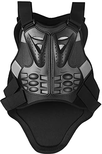 ERYUE Rüstungsweste-Männer Motorrad Rüstung Weste Körper Brust Wirbelsäule Rückenprotektor Schutzjacke für Radfahren Skaten Skifahren Skateboarding