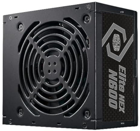 COOLER MASTER PC and laptops brand Model ELITE NEX N600 240V 600W 120mm-Fan Active-PFC PSU-Non-modular