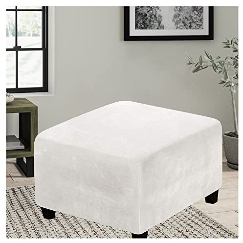 Hockerbezug Quadratisch Ottomane Schonbezug Quadratische Stretch Hocker Bezug Hocker Bezug für Ottomane Überzug Hockerbezug Quadratische Ottomane Abdeckungen ( Color : #15 , Size : 50x50cm/20x20in )