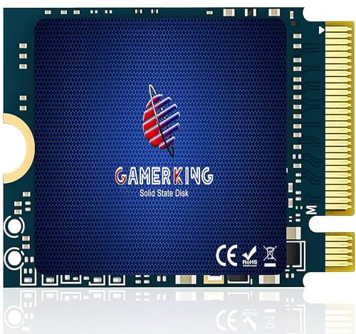 Gamerking SSD 2TB M.2 2230 NVMe PCIe Gen 4.0X4 Internes Festplatte Für Gamer, Solid State Drive Kompatibel mit Steam Deck Microsoft Surface pro 7/pro 8+/pro X/Laptop Go/Laptop3/Laptop4 GPD Ultrabook