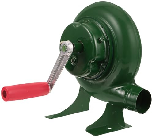 Unomor Hand Crank Blower Fan Portable Manual Air Blower for Bbq Fireplace Camping and Fire Lighting Handheld Outdoor for Quick Airflow