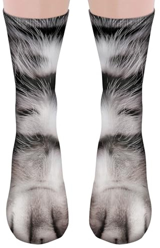 Calcetines Hombre Mujer Divertidos de Garra de Animal 3D