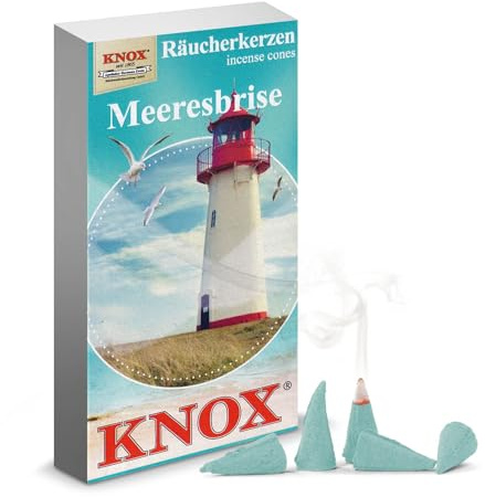 Rudolphs Schatzkiste Räucherkerzen Knox Räucherkerzen Meeresbrise (24) BxHxT 6,5x12,5x2,5cm NEU Duftkerze Räucherstab Rauchen Rauchfigur Rauchmann Räuchermann Smoker Räucherfigur Rauchfigur