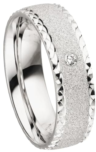 Kolibri Rings Damenring Zirkonia Stein Sterling Silber 925 Ehering Verlobungsring Partnerring Freundschaftsring Ring - Gratis Gravur und Etui