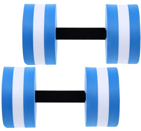 Supvox 2stücke Schwimmende Hanteln Aus Eva-schaum Wasserhanteln Für Poolübungen Wassertrainingsgeräte Fitness-hanteln Für Wasserworkouts Trainingsgewichte Für Schwimmbad