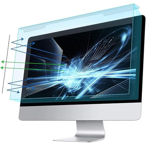 WSDAV Pellicola Protettiva per Schermo Anti-Luce Blu per Computer da 12-19,5 Pollici, Filtro Anti-Luce Blu per la Protezione degli Occhi, per Monitor LED PC 16:9, 5:4 e 16:10.,13in 16:9