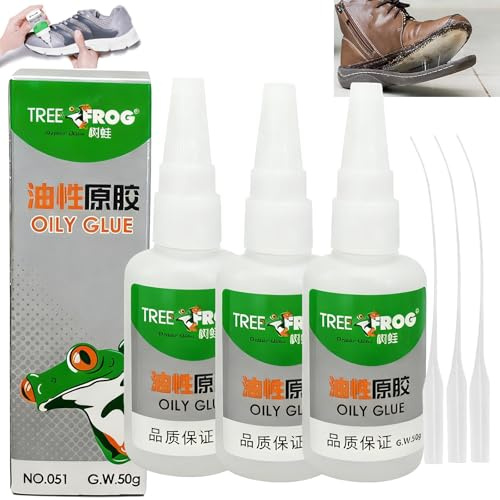 3 Stück Universal-Schweißkleber,Oily Glue,Schnelle Reparatur Klebstoff,Super Kleber Klebstoff,Multifunktional ölig Sekundenkleber Extra Stark für Kunststoff Holz Metall Reifen Leder Harz Keramik