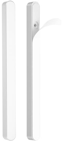 QUARKZMAN 7 Aufklebbare Glas Duschtür Griffe 2 Stück Aluminiumlegierung Bar Duschtür Zuggriffe Schiebetür Knopf Selbstklebende Befestigung Barn Pocket Tür Solide Griffe Silberton