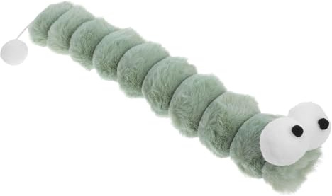 SHINEOFI Peluche Interactif pour Chat avec Herbe à Chat Coussin Confortable pour Sommeil Stimulant Ludique Anti-Ennui