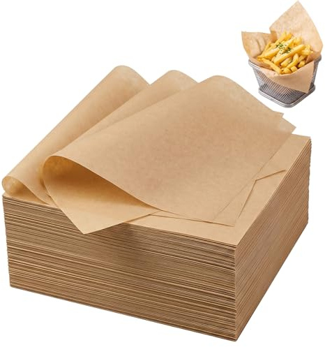 100 Stück Pergamentpapier zum Backen Backpapier 20 X 30CM Ohne Pfas Backpapierblätter Backpapier Wiederverwendbar Für Heißluftfritteusen Mikrowellen Backöfen Und Kühlschränke Zum Backen Von