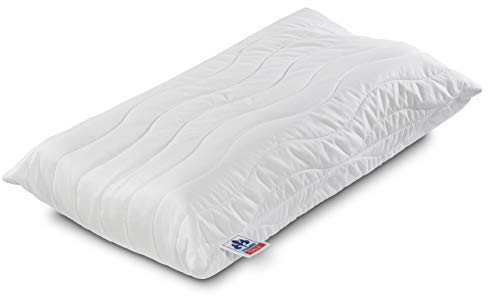 Irisette Nackenstützkissen Klaas mit Komfortschaumfüllung für Bezüge 40 x 80 cm, weiß