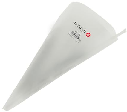 De Buyer - Poche pâtissière extra souple ré-utilisable - Hauteur 34 cm -, Blanc