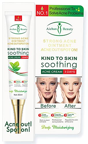 AICHUN BEAUTY Face Acne Cleaning Cream Skin Care Remove Repair Comedone Pimple Acne Face Acne Cream 30ml/1.0fl.oz
