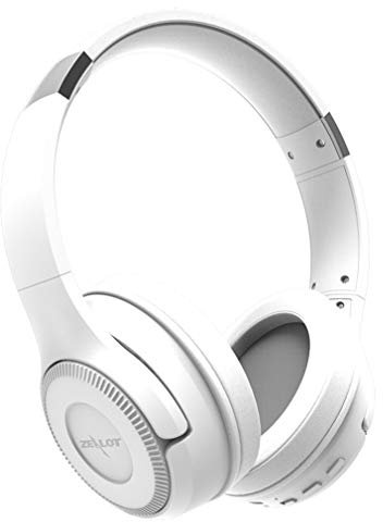 HIJIN Auricolare Bluetooth, Cuffie Bluetooth Over Ear, HD Sound Touch Control Bass Treble Cuffie, per Lavori di Viaggio TV PC PC,B