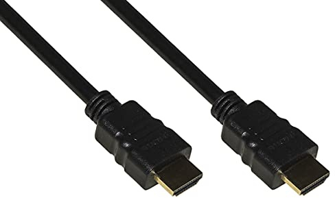 LINK LKCHDMI502 - Cavo HDMI tipo A maschio-maschio (5 metri, nero) – Doppia schermatura in PVC e conduttori in rame – Supporto 4Kx2K 60Hz, 3D, Ethernet, HDR, ARC, CEC, contatti dorati