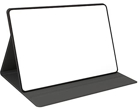 Magnetisches Whiteboard Messageboard Mini Portable Folding Small whiteboard Portable Home Office Message Double-Sided Writing Board 11.8x7.8 In（Schwarze Produkt ohne Trockenlöschtafel ）