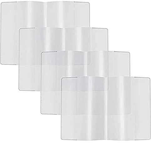 Yeehliny Schutzhülle Hülle für den neuen Impfpass Impfbuch 2021 Internationaler Impfpass Impfausweis, Klare Kartenhalter wasserdichte PVC Softcard Hülle für Kinder und Erwachsene (4PCS)