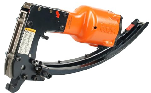 Kamsin M66K Pneumatic Stapler, Spring-pull Loading, Durable Aluminum Housing, for Building Wire Cages, Spring Mattresses, Car Seats