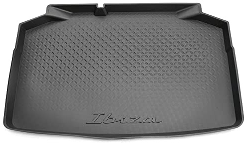 Seat 6F0061201B Kofferraumschale Schutzmatte Kofferraumeinlage, mit Ibiza Schriftzug, nur für Standard Ladeboden, Nicht für doppelten Ladeboden, Nicht für CNG-Fahrzeuge