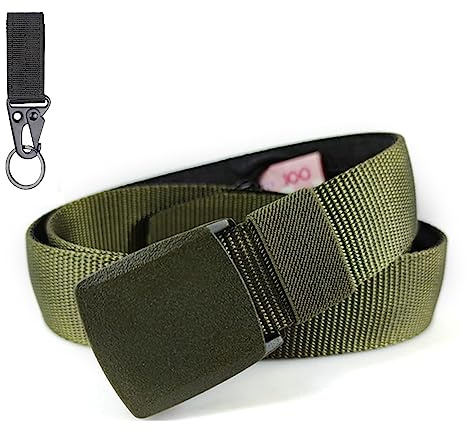 BLAINDERS Cintura portasoldi Nascosta per Viaggio, Marsupio Viaggio Antifurto per Uomo Donna Tasca Segreta per Soldi Nascondiglio. Disponibile in 6 Colori. Moschettone incluso di Regalo. (Verde)