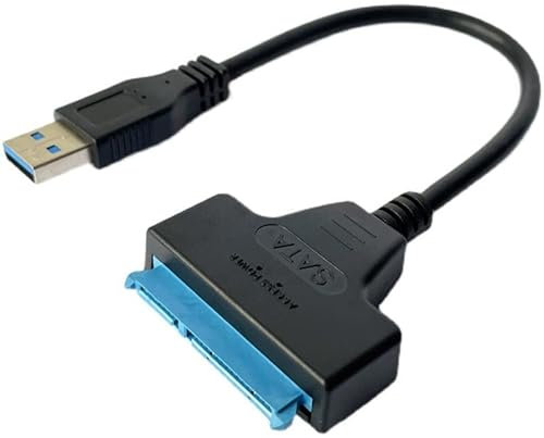 BUBUCAM USB 3.0 to SATA Adapter Cable, SATA to USB 3.0 External Converter for 2.5 Inch HDD SSD Hard Drives