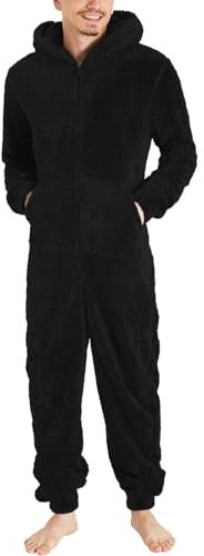 KONG JIMFAN Thermo Unterwäsche Set Weihnachtspullover Herren 5XL Atmungsaktiv Thermounterwäsche Herren XXXL Funktionsunterwäsche Herren Lang Set Herren Unterhemd Langarm Happy Build(2-Black,L)