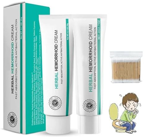 Herbal Hemorrhoids Cream, 2026 New Hemorrhoid Cream for Men and Women (2pcs)