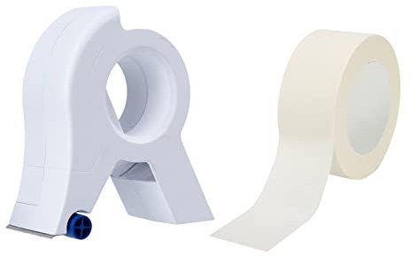 Lazyspace Applicateur de ruban adhésif de peintre 3,5 cm x 20 m, applique du ruban de peintre en une seule bande continue, distributeur de ruban de masquage, outil de masquage pré-assemblé