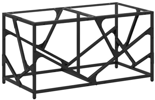 vidaXL Couchtisch mit Glasplatte, Kaffeetisch mit Edelstahlgestell, Sofatisch für Wohnzimmer, Beistelltisch Teetisch, Transparent Stahl