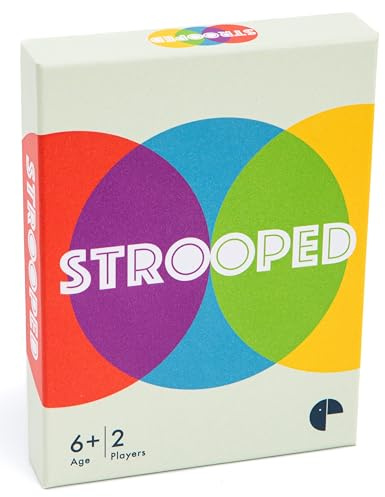 Strooped: Quick Reaction Brainteaser Family Game for Kids and Adults - Compact Travel Holiday Card Game | 2 Player Game for Adults and Kids | Children, Teens and Adult Game for 2 Players | Age 6+