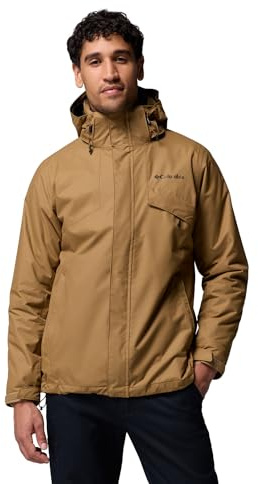 Columbia Bugaboo III Chaqueta de Felpa Interchange, Impermeable Omni-Tech, Térmica Omni-Heat, Cremallera Interchange, Ajuste Personalizado, Capucha Desmontable - Hombre