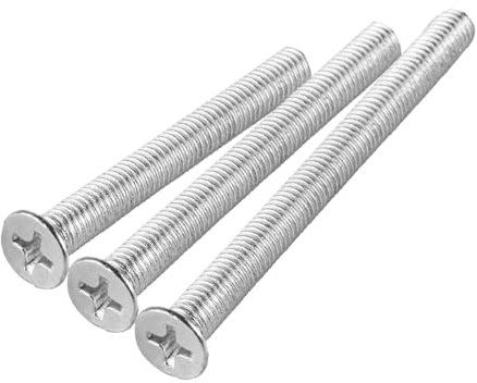 45 Pcs M5 Bolts Set, Phillips Flat Head Machine Long Electrical Screws, Countersunk Bolts, 60mm 70mm 80mm Light Switch Electrical Plug Socket Screws