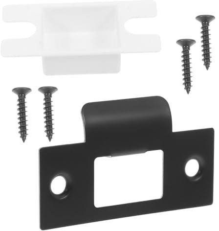 DOITOOL Plaque De Gâche Plaques De Gâche Pour Serrure De Porte De Pêne Dormant Pour Portes Intérieures