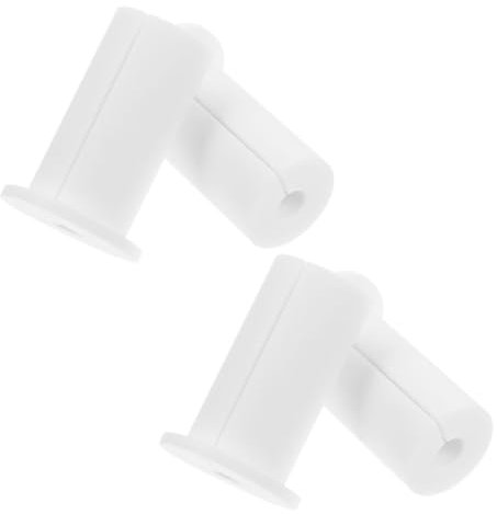 KOMBIUDA Canalina Portacavi in Silicone Bianco, 4 Pezzi, Protezione per Cavi da Parete Ancoraggi, una Maggiore Stabilità e Durata
