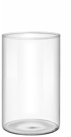 Whltzf Vasi Cilindri Vetro Vaso Idroponico Vetro Vaso A Portata Candela Trasparente per Centrotavola da Tavolo DECORSO Case Decors Vaso