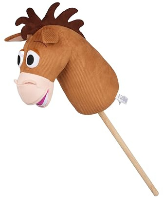 LeMieux Disney Hobby Horse Bullseye - One of Woody's Original Toy Story Roundup Gang - Cute Stand Up Mane and Excitable Expression - Detachable Stick - Suitable for Ages 3+