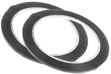 WEKADRIN 2 Rollen Violin Fingerboard Tape Selbstklebend Schwarz Anfänger Griffbrett klebeband für Streichinstrumente Wie Violine und Cello Lernhilfe