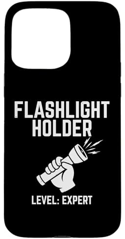 Flashlight Holder Level Expert Outdoor Enthusiast Case for iPhone 15 Pro Max