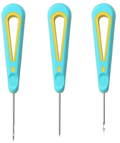3 Mecha Aguja Perforadora para Hacer Velas, Kit de 3 Agujas Mechas con Cono de Orificio Redondo y Taladro Manual, Herramientas de Aguja para Fabricación de Velas DIY y Manualidades