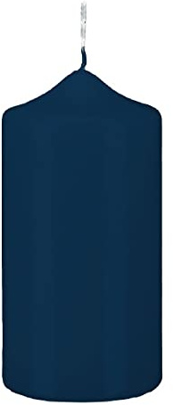 Stumpenkerzen Stumpen Kerzen Blue Petrol 6 x Ø 4 cm, 12 Stück getauchte Spitzkopf in RAL Qualität