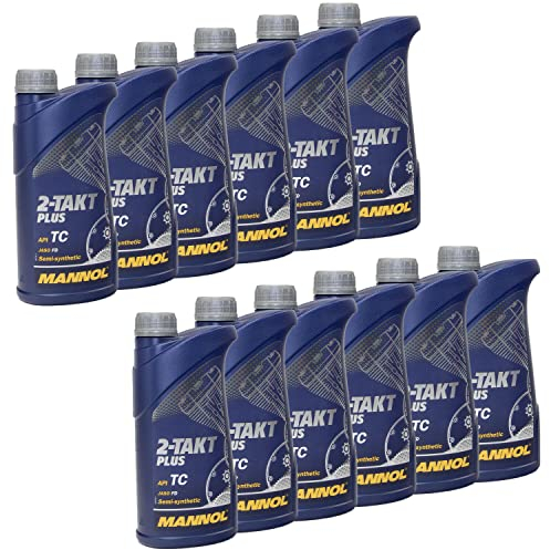 Motoröl Gemisch Öl MANNOL 2-Takt Plus API TC 12 X 1 Liter