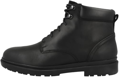 Geox U Andalo, Stivale alla caviglia Uomo, Nero A000ff, 39 EU