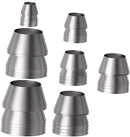 Yardenfun 7piezas Cuñas Metálicas Divisorias Mango Martillo Fijación Cónica Herramientas