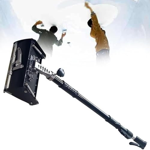 XCSCUK Professionelle 8'', 10'', 12'' Trockenbau-Flachbearbeitungsbox mit 106–165 cm verstellbarem Griff, Trockenbau-Tape-Werkzeuge, Trockenbau-Veredelungswerkzeuge (10in)