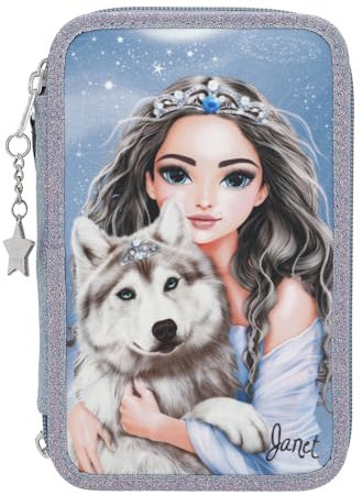 Depesche 13149 TOPModel 3 Fach Federtasche WOLF