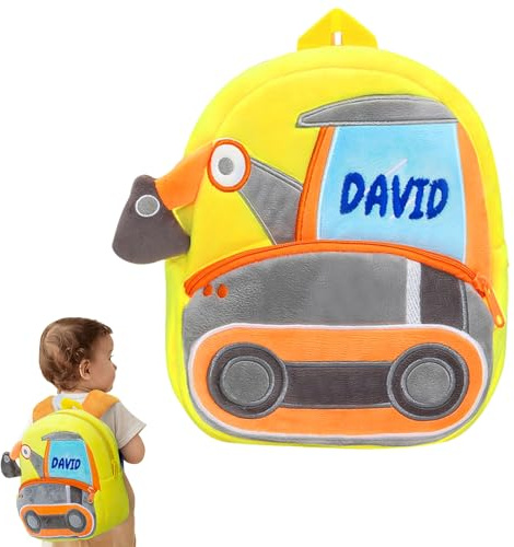 Generisch Personalisierte Kinder Rucksack, Gestickt Kinderrucksack, Kindergartenrucksack Kordsamt Rucksack Kleinkind Jungen Und Mädchen Rucksack Kita Mit Namen Für Kinder Von 1-4 Jahren