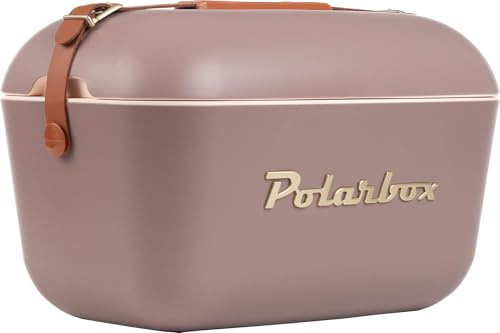 Glacière 20L Gold Mauve Taupe détails Or POLARBOX
