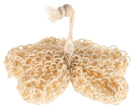 Veemoon Bola Exfoliante De Ducha De Sisal Natural 1 Unidad Tamaño 12x7x3 Cm Para Exfoliación Corporal Adultos Cuidado Piel Baño Diaria